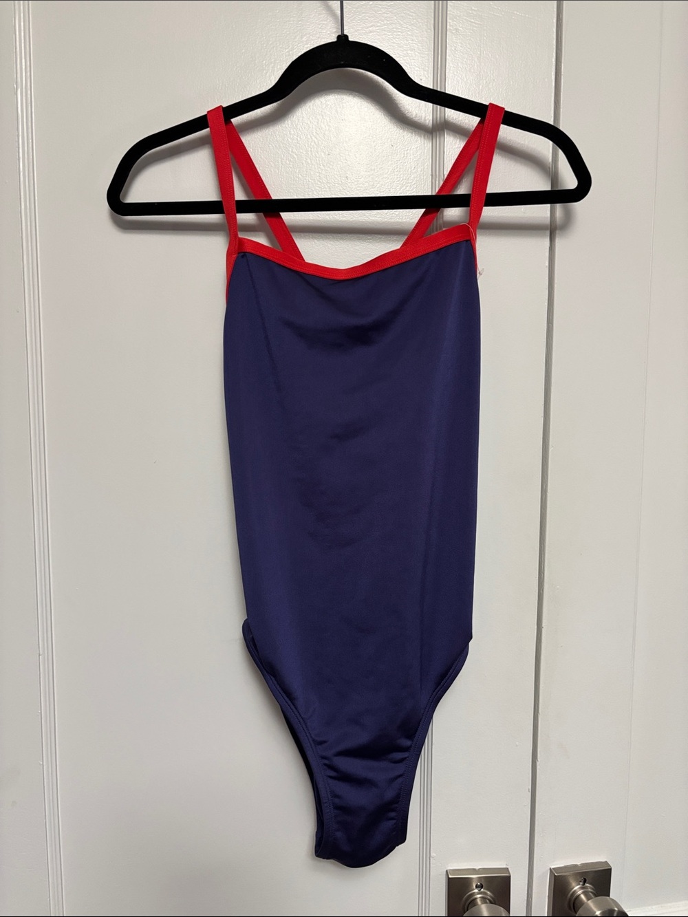 NWT Syrokan One-Piece Swimsuit with Red Straps